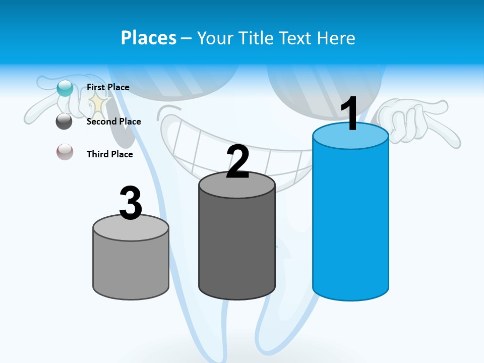 Smiling Spectacle Illustration PowerPoint Template