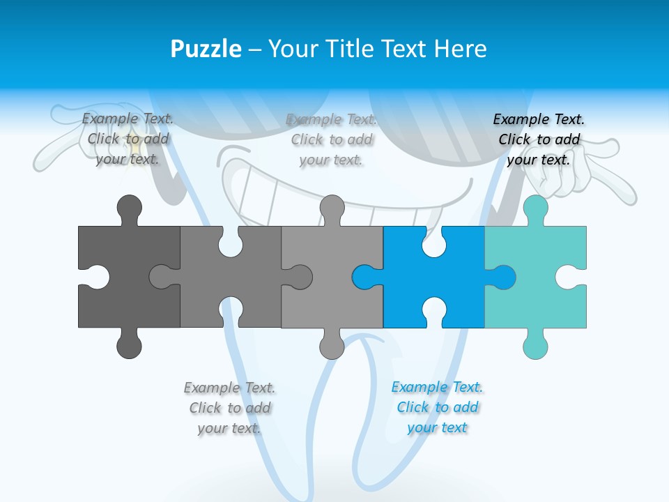 Smiling Spectacle Illustration PowerPoint Template
