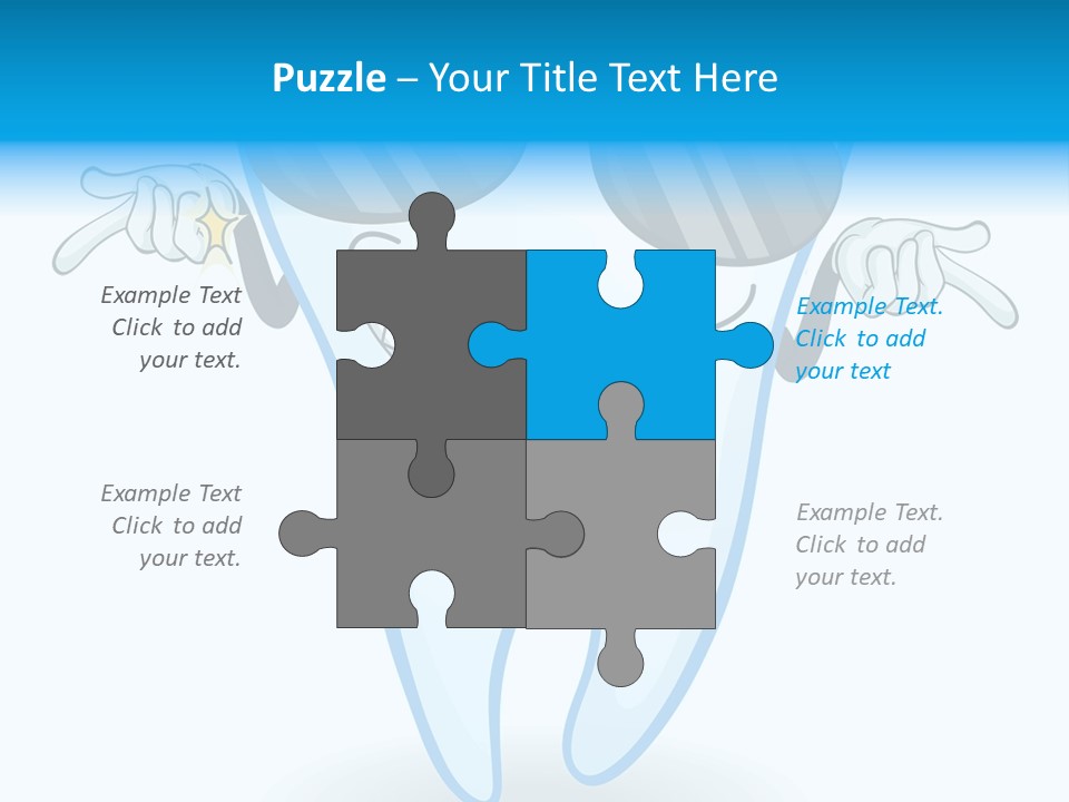 Smiling Spectacle Illustration PowerPoint Template