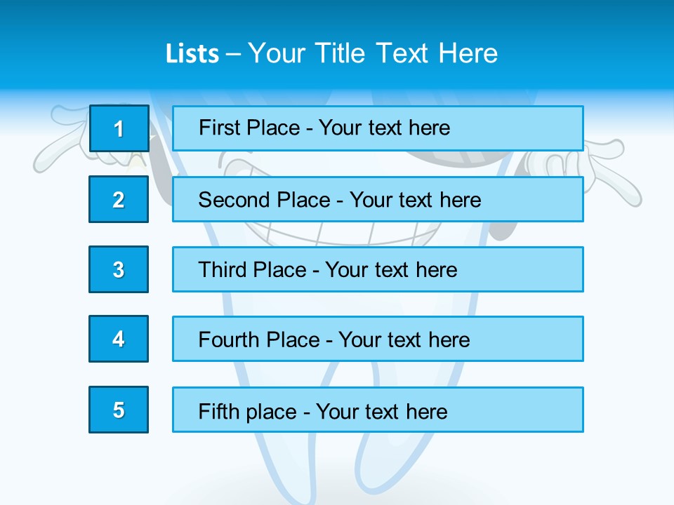 Smiling Spectacle Illustration PowerPoint Template