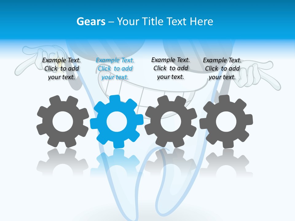 Smiling Spectacle Illustration PowerPoint Template