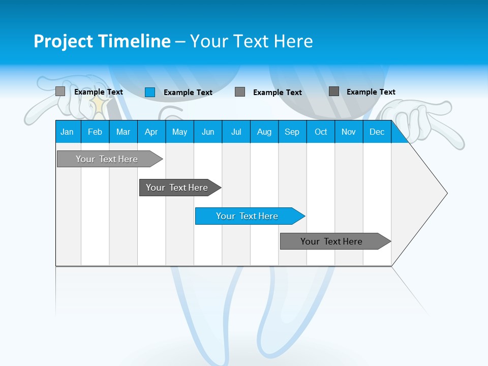 Smiling Spectacle Illustration PowerPoint Template