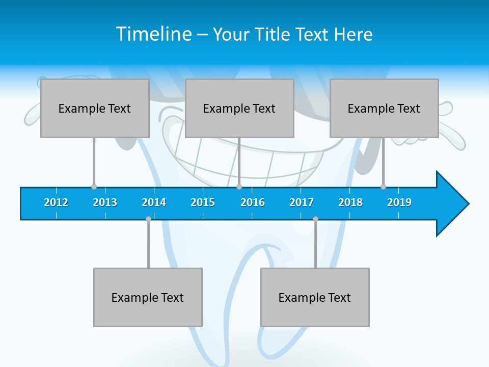 Smiling Spectacle Illustration PowerPoint Template