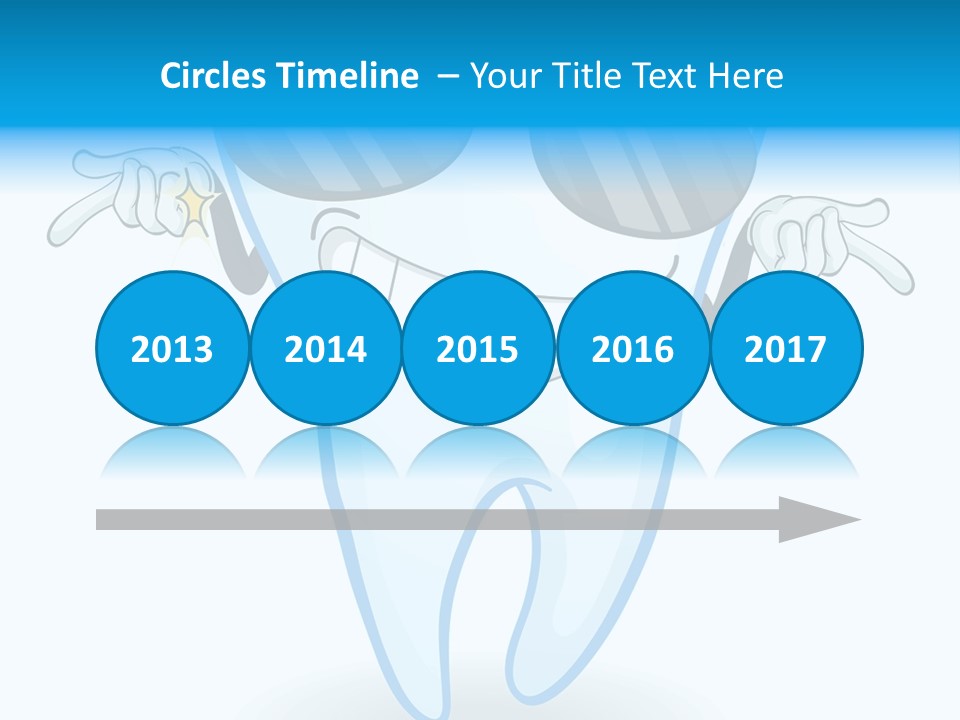 Smiling Spectacle Illustration PowerPoint Template