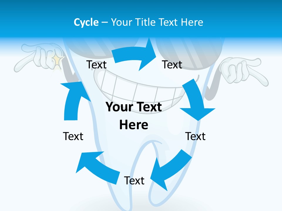 Smiling Spectacle Illustration PowerPoint Template