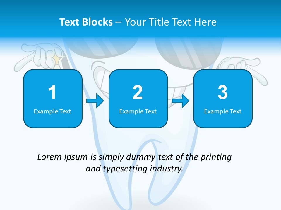 Smiling Spectacle Illustration PowerPoint Template