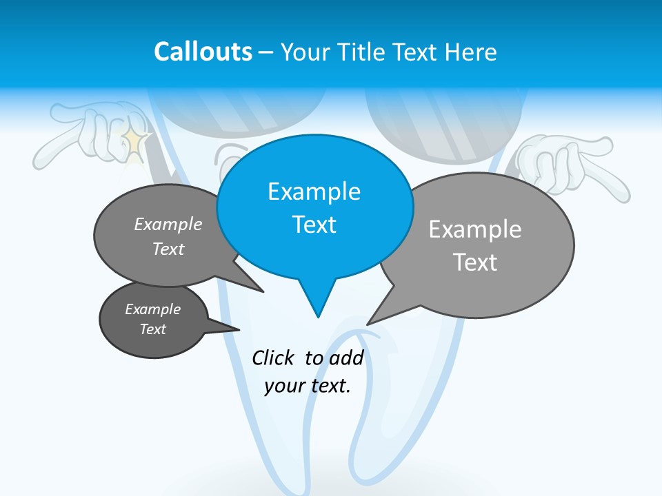 Smiling Spectacle Illustration PowerPoint Template
