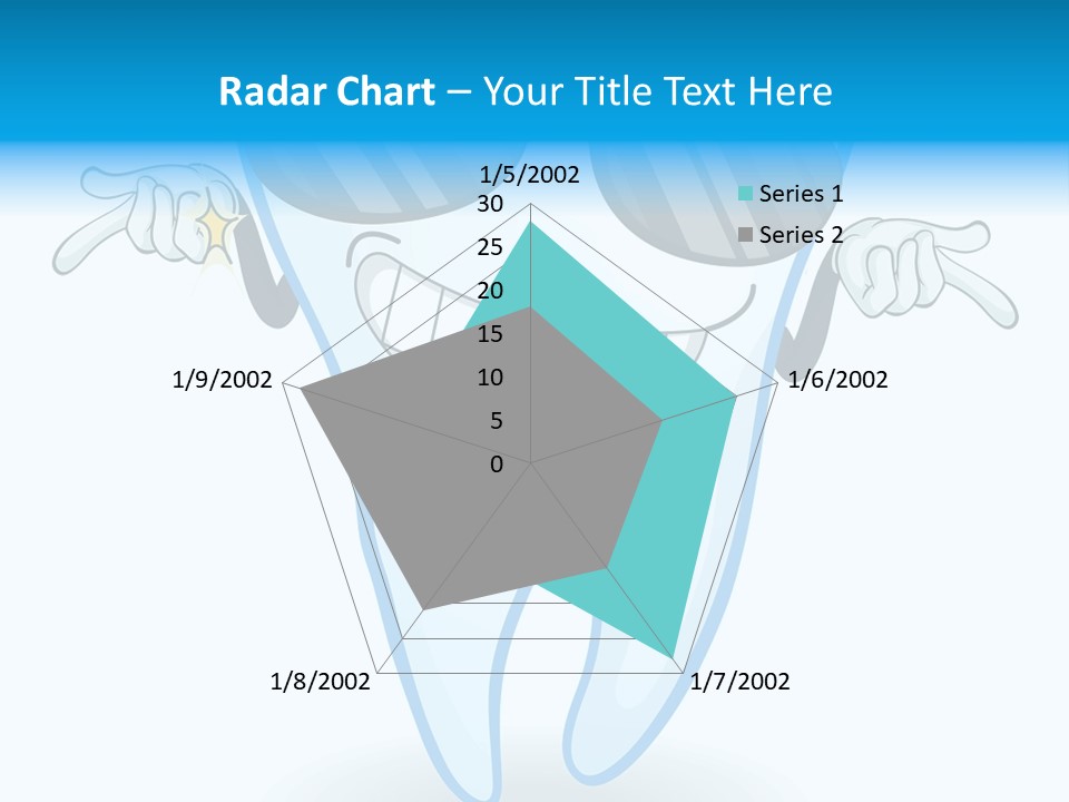 Smiling Spectacle Illustration PowerPoint Template