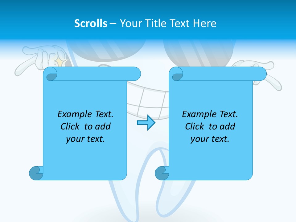 Smiling Spectacle Illustration PowerPoint Template