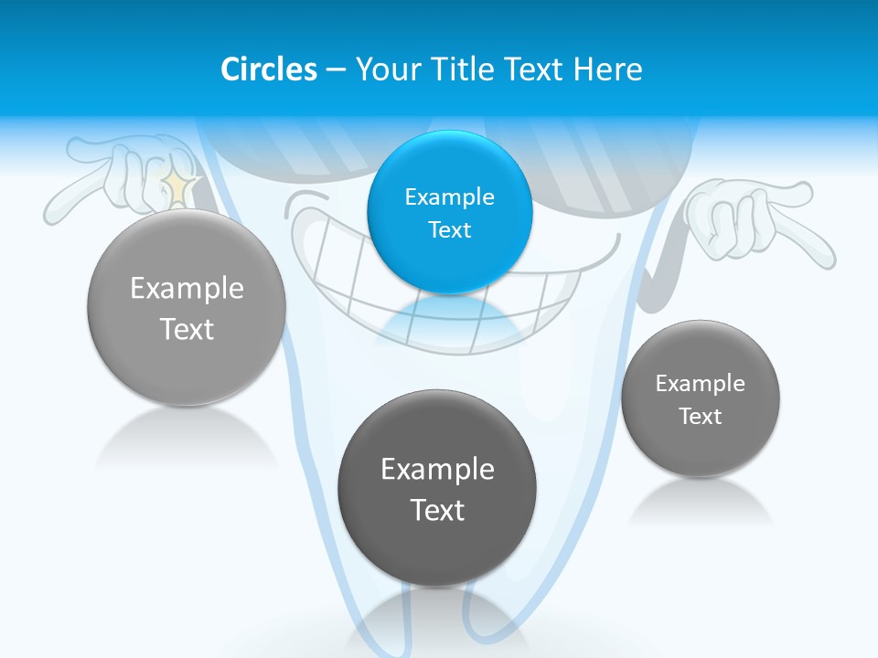Smiling Spectacle Illustration PowerPoint Template