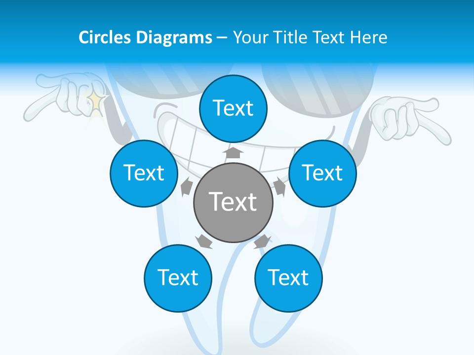 Smiling Spectacle Illustration PowerPoint Template
