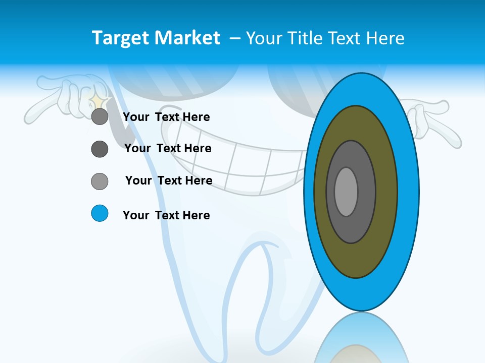 Smiling Spectacle Illustration PowerPoint Template