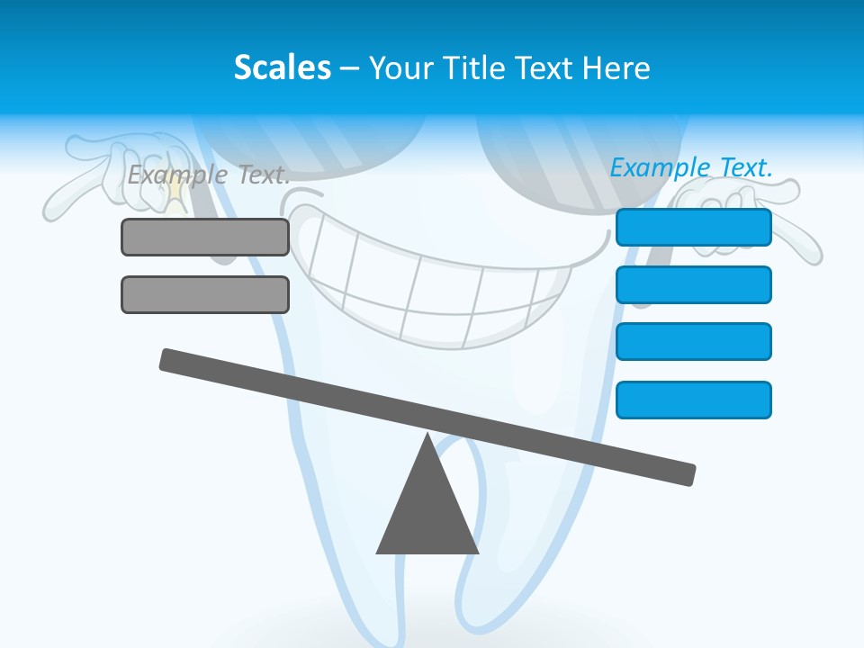 Smiling Spectacle Illustration PowerPoint Template