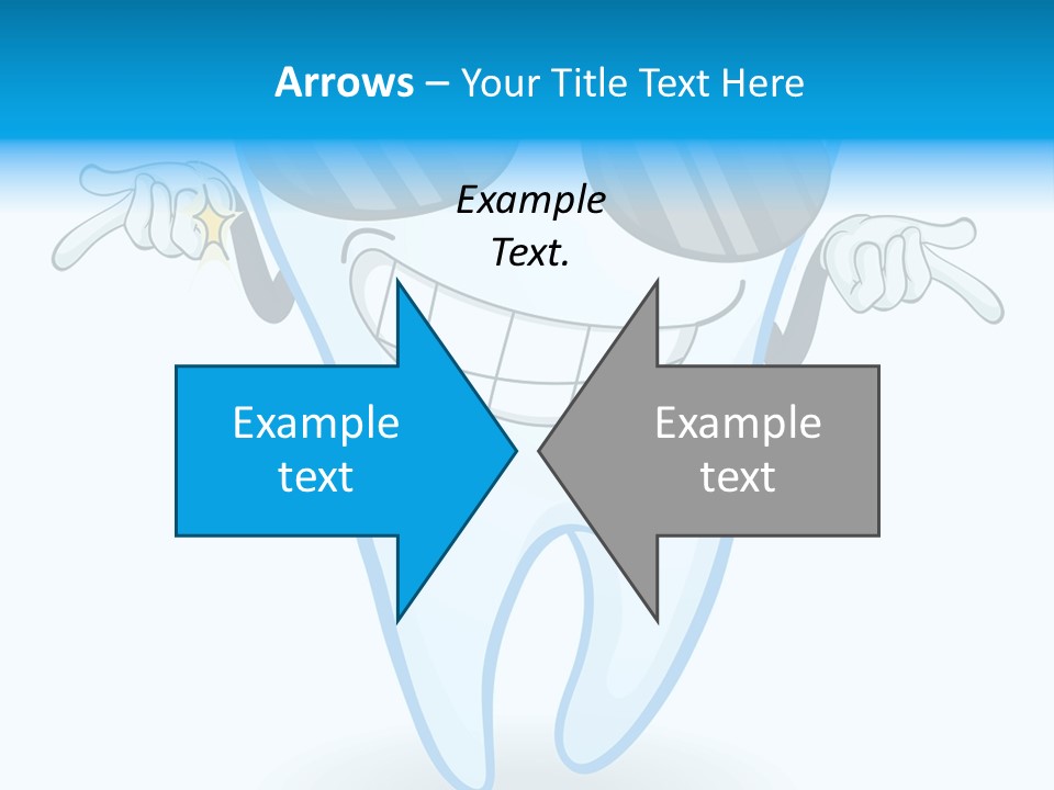 Smiling Spectacle Illustration PowerPoint Template