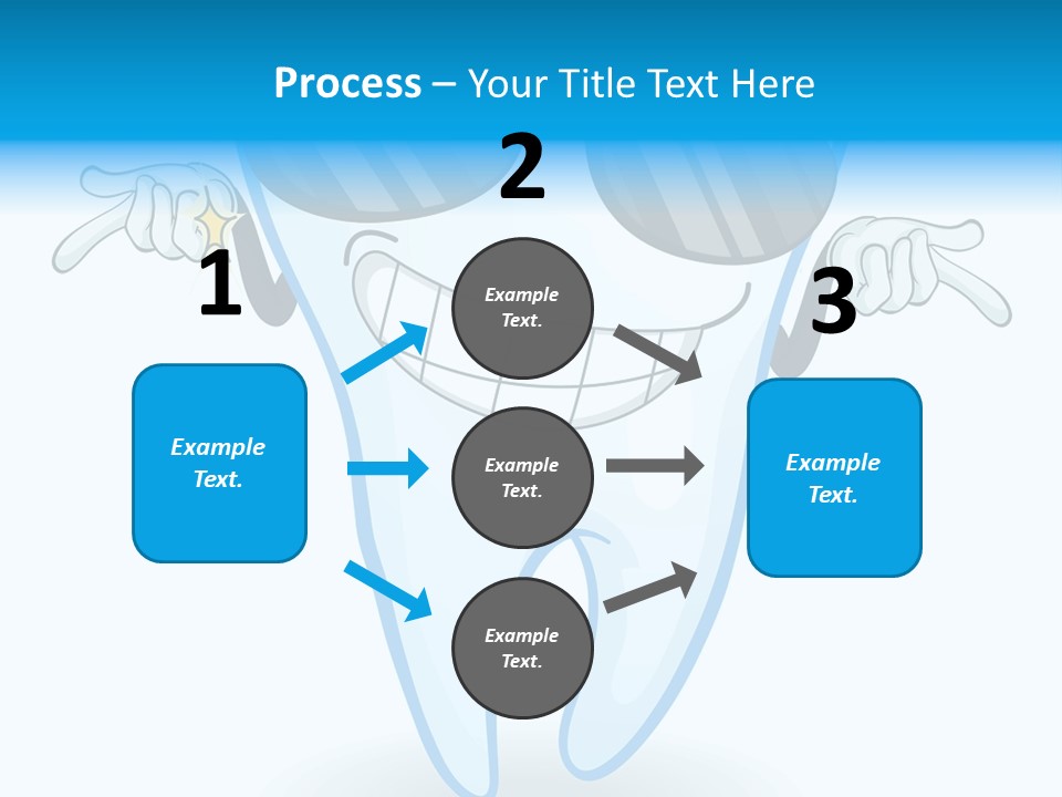 Smiling Spectacle Illustration PowerPoint Template