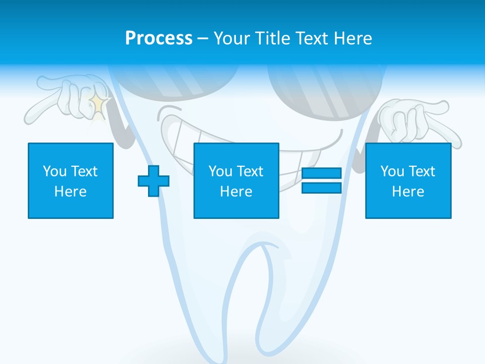 Smiling Spectacle Illustration PowerPoint Template