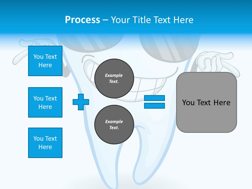 Smiling Spectacle Illustration PowerPoint Template