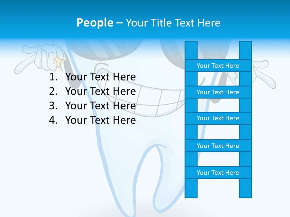 Smiling Spectacle Illustration PowerPoint Template