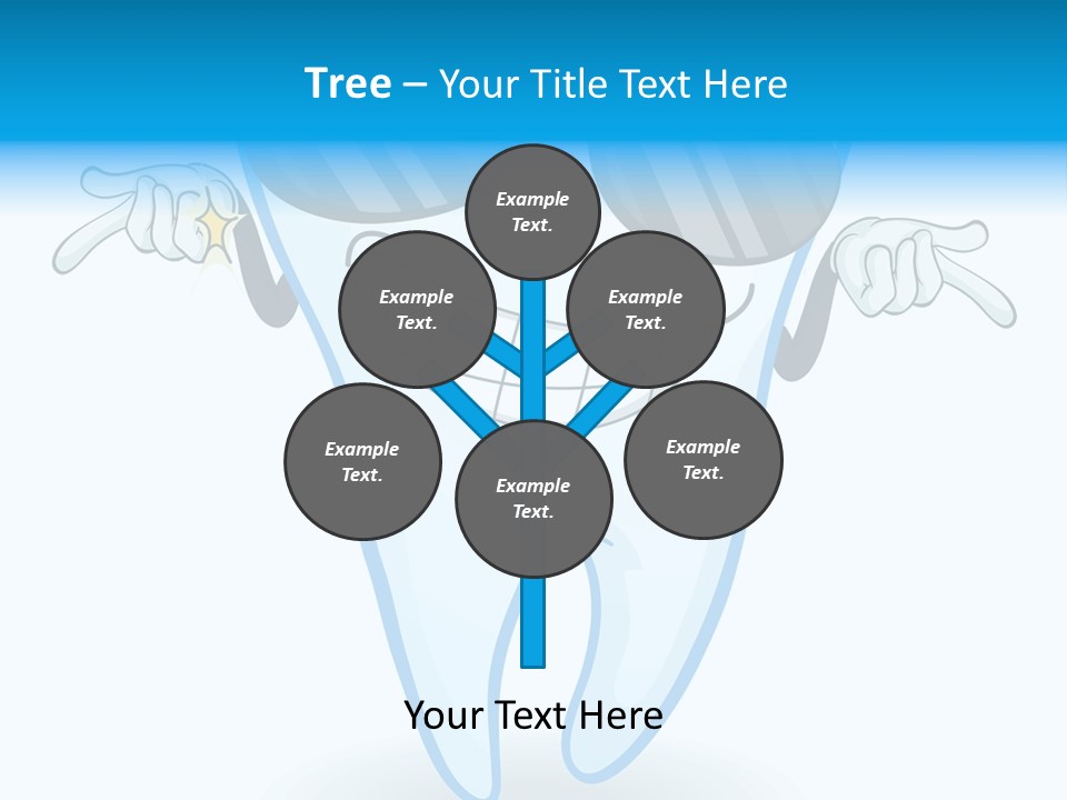 Smiling Spectacle Illustration PowerPoint Template