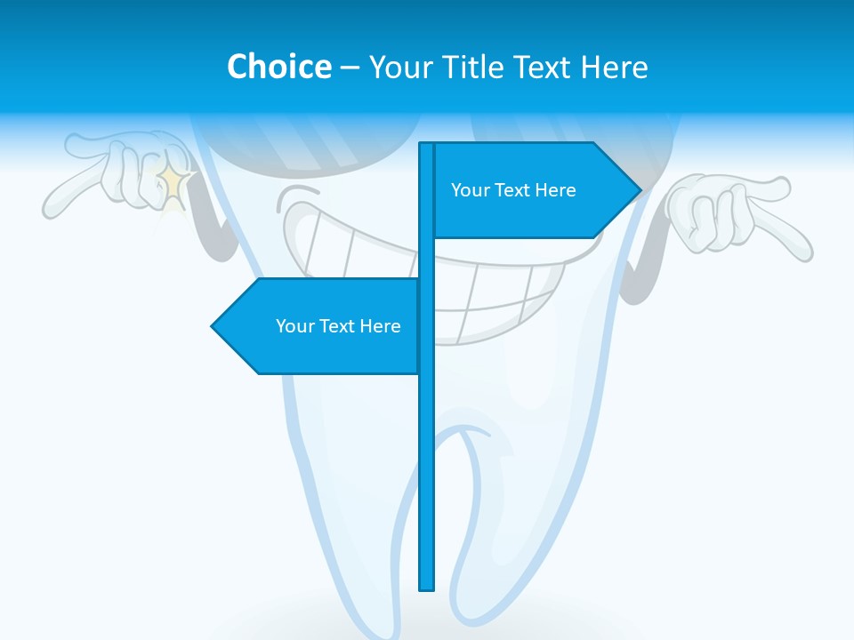 Smiling Spectacle Illustration PowerPoint Template