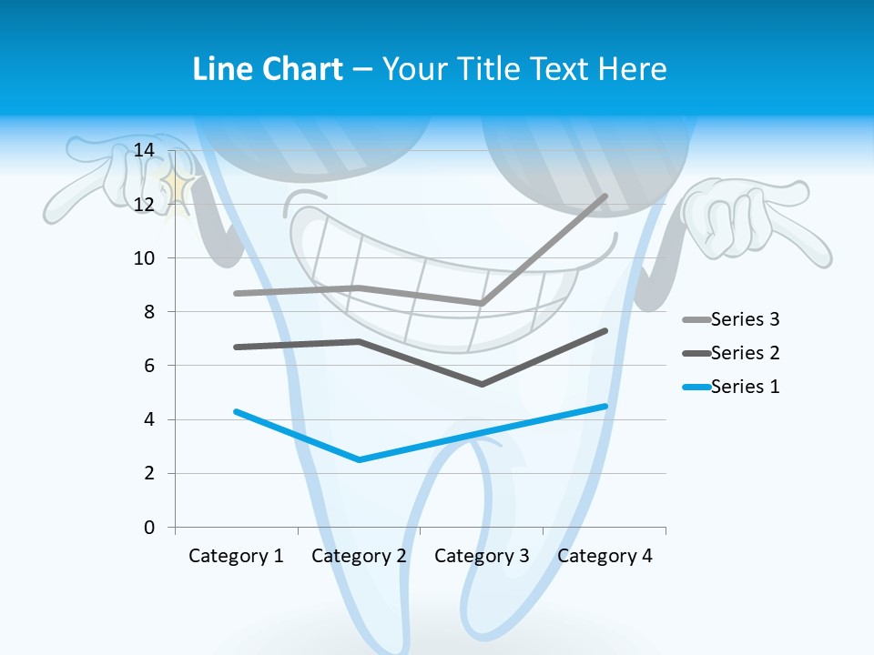 Smiling Spectacle Illustration PowerPoint Template