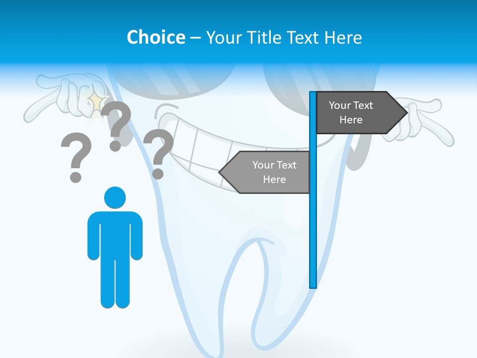 Smiling Spectacle Illustration PowerPoint Template