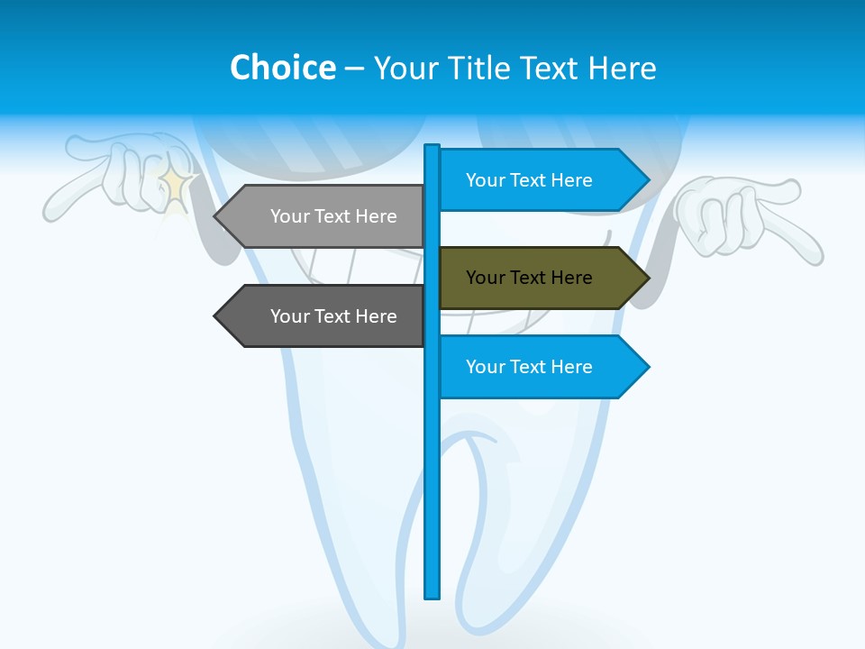 Smiling Spectacle Illustration PowerPoint Template