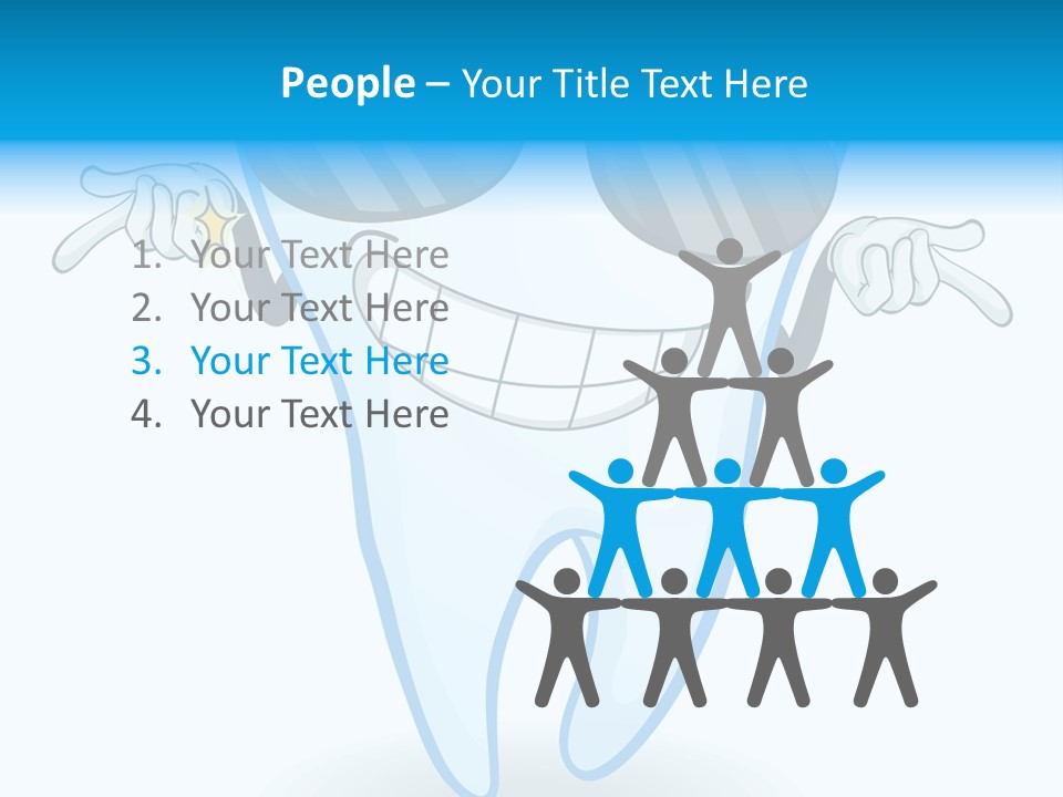 Smiling Spectacle Illustration PowerPoint Template