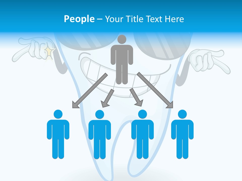 Smiling Spectacle Illustration PowerPoint Template