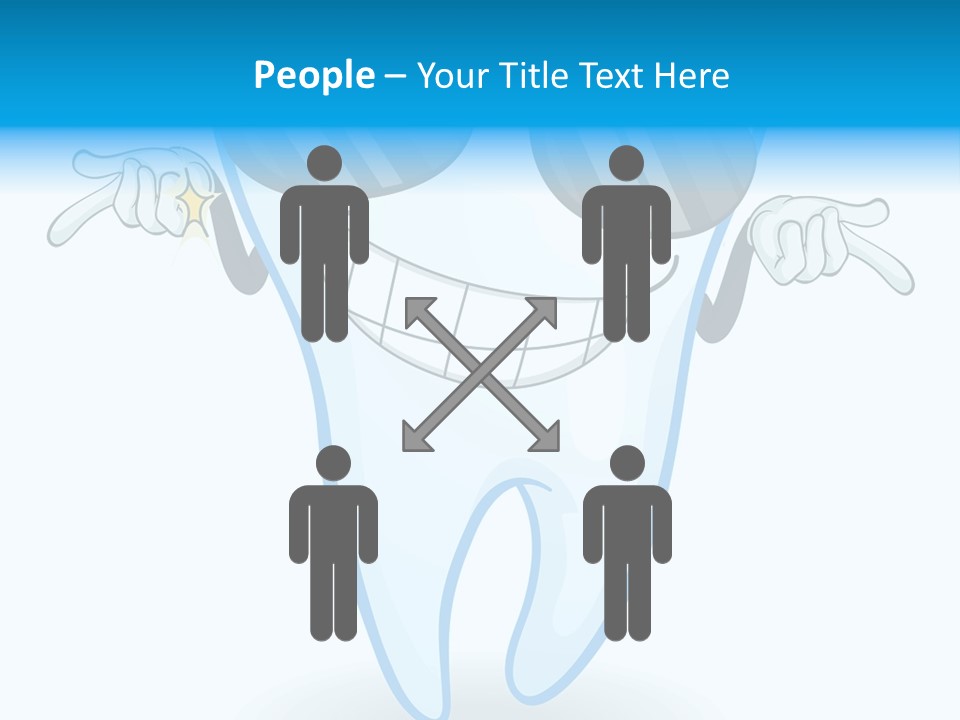 Smiling Spectacle Illustration PowerPoint Template