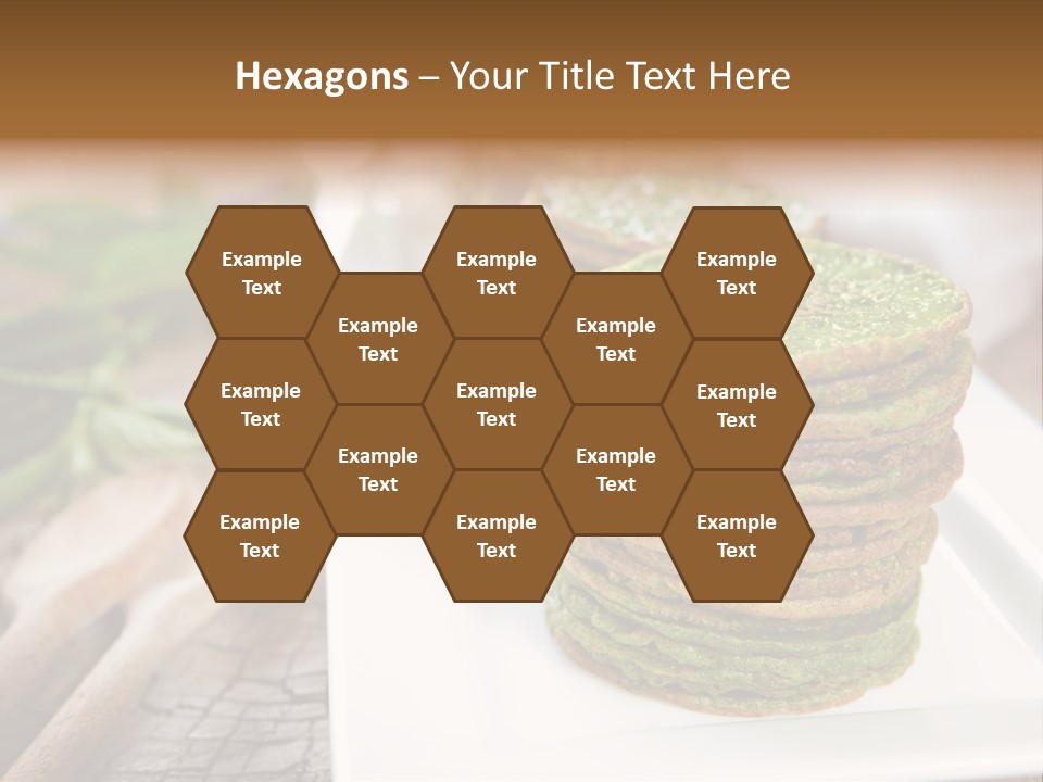 Small Pancakes Green PowerPoint Template