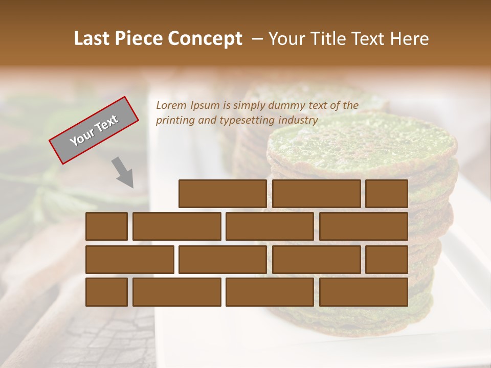 Small Pancakes Green PowerPoint Template