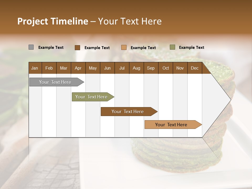 Small Pancakes Green PowerPoint Template