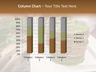 Small Pancakes Green PowerPoint Template