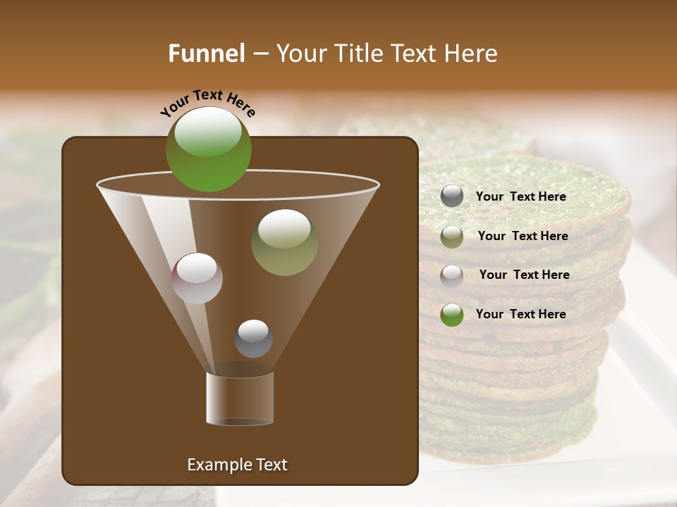 Small Pancakes Green PowerPoint Template