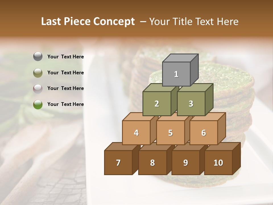 Small Pancakes Green PowerPoint Template