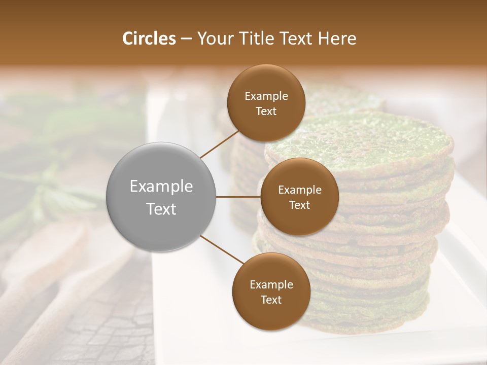 Small Pancakes Green PowerPoint Template