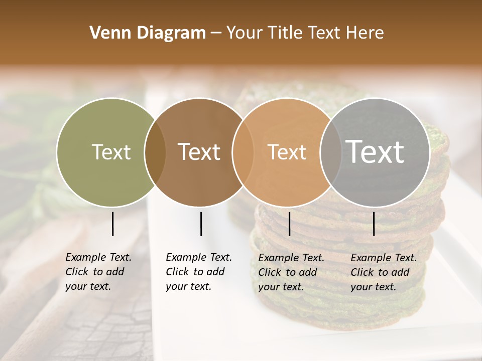 Small Pancakes Green PowerPoint Template