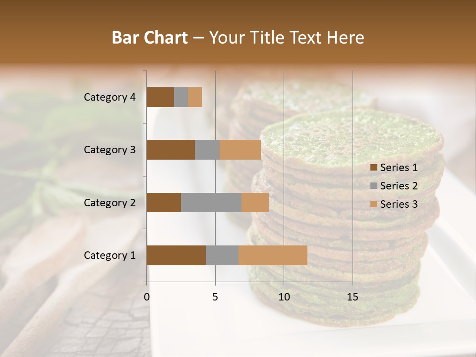 Small Pancakes Green PowerPoint Template
