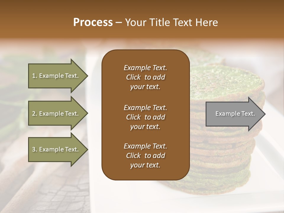 Small Pancakes Green PowerPoint Template