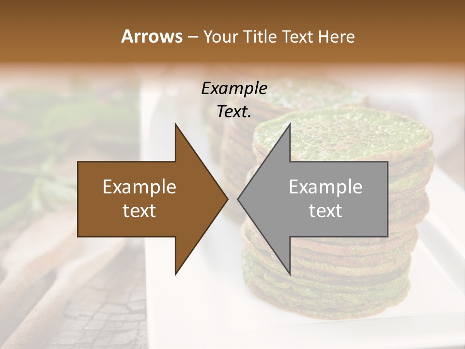 Small Pancakes Green PowerPoint Template