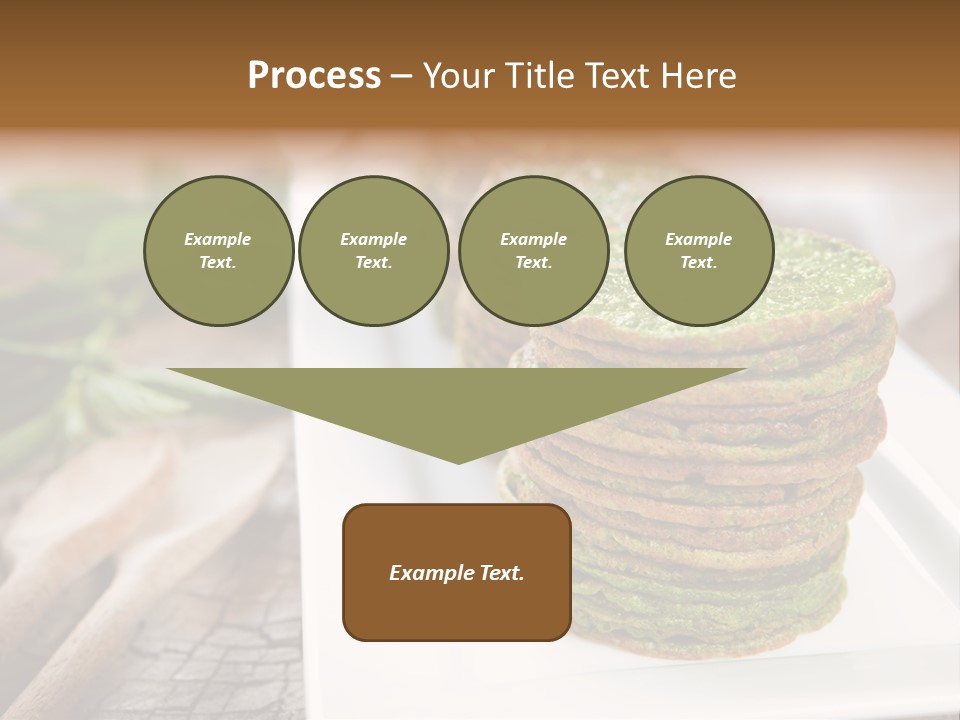 Small Pancakes Green PowerPoint Template