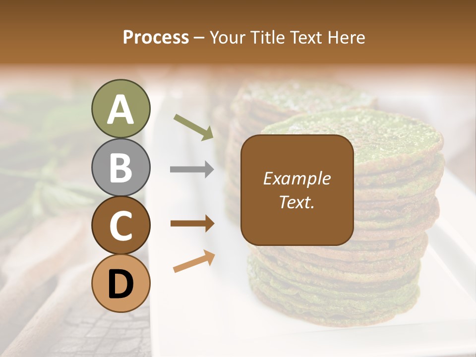Small Pancakes Green PowerPoint Template