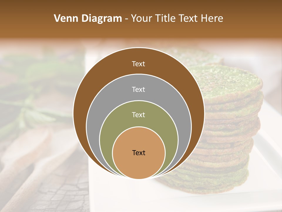 Small Pancakes Green PowerPoint Template