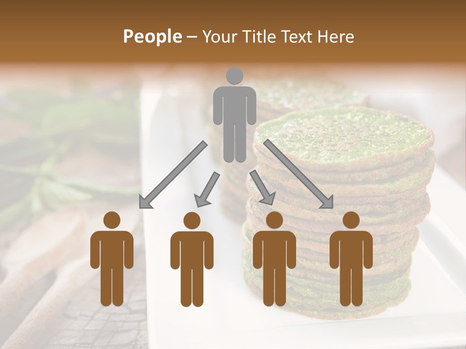 Small Pancakes Green PowerPoint Template