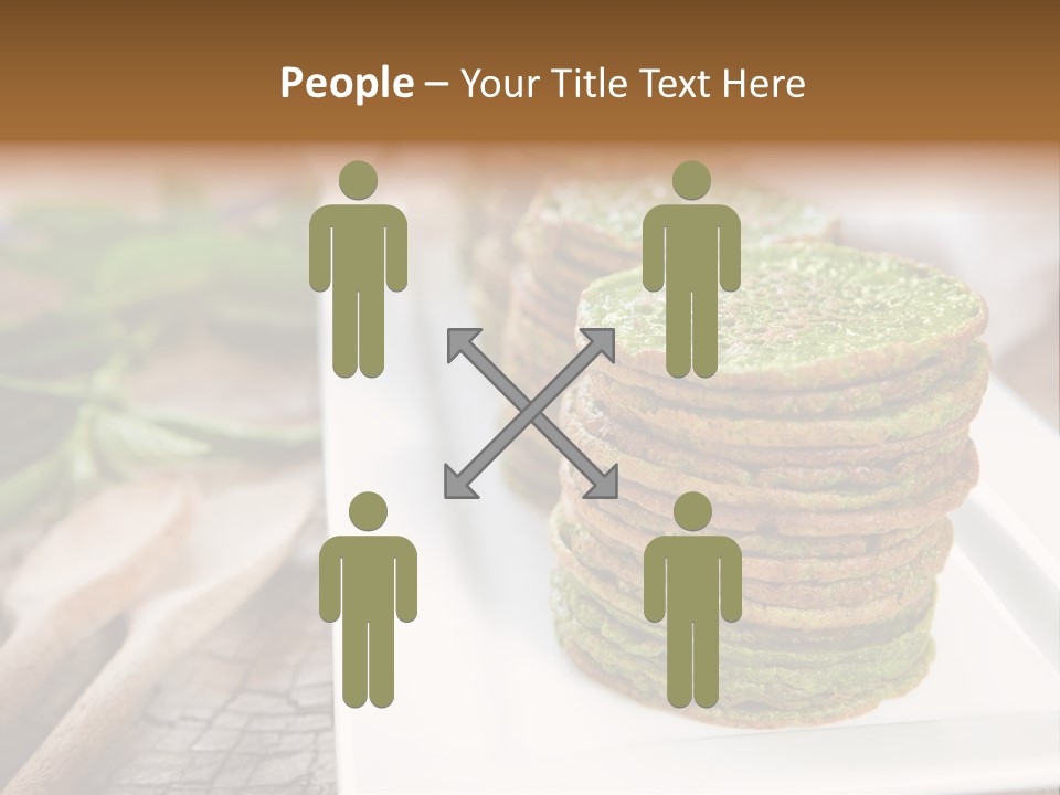 Small Pancakes Green PowerPoint Template
