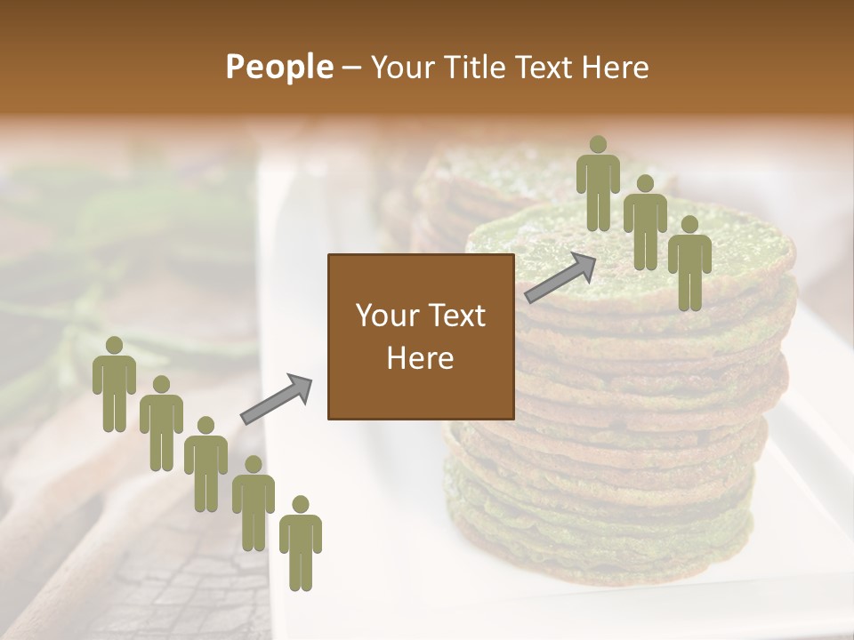 Small Pancakes Green PowerPoint Template