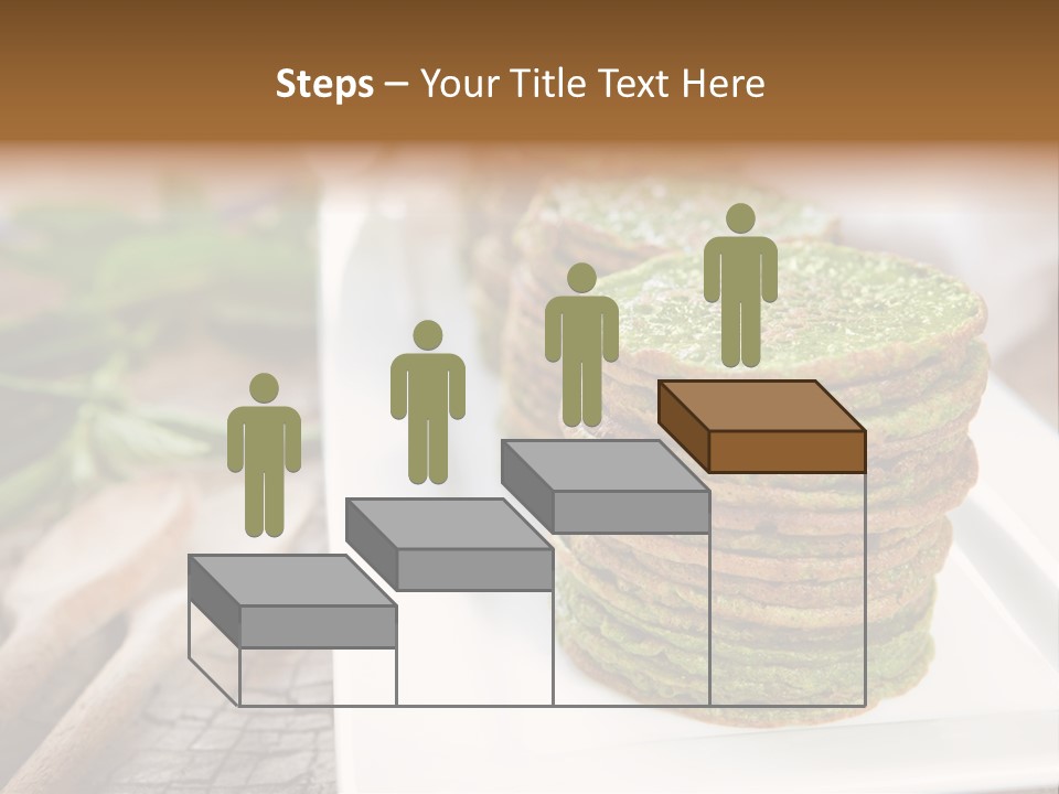 Small Pancakes Green PowerPoint Template