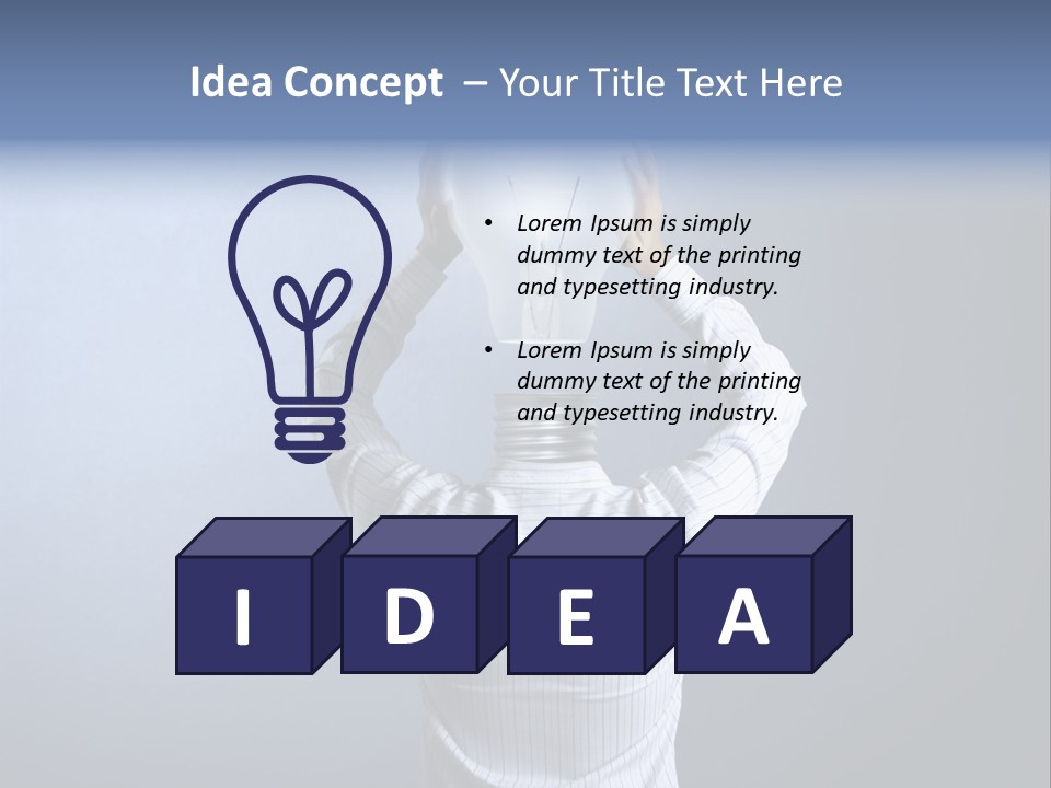 Creativity Clever Illumination PowerPoint Template