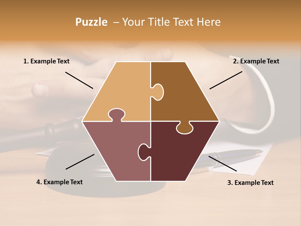 Gavel Sentence Arbitrate PowerPoint Template